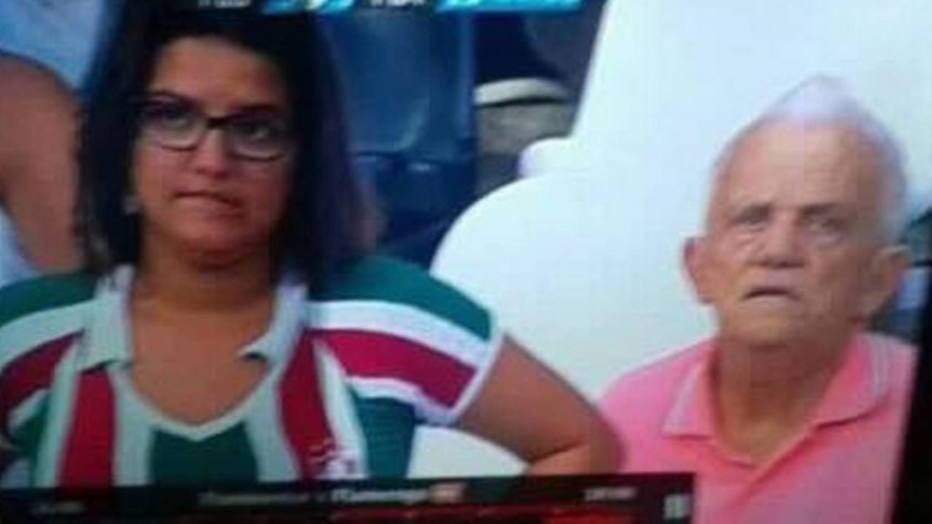 Família descobre pela TV que idoso de 84 anos foi sozinho ao Fla-Flu  