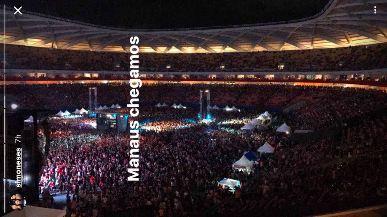 Simone e Simaria exaltam público manauara em festival com Arena da Amazônia lotada