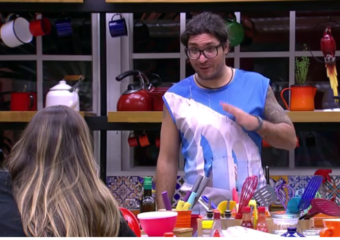 BBB17: Após Prova do Líder, Vivian recebe conselhos de Ilmar