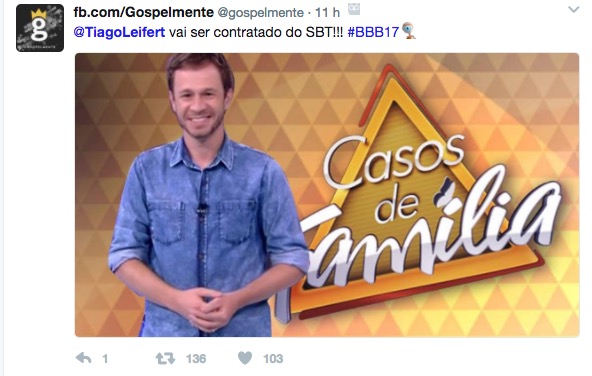 Após barraco no BBB17, Tiago Leifert vira meme e é comparado a Christina Rocha