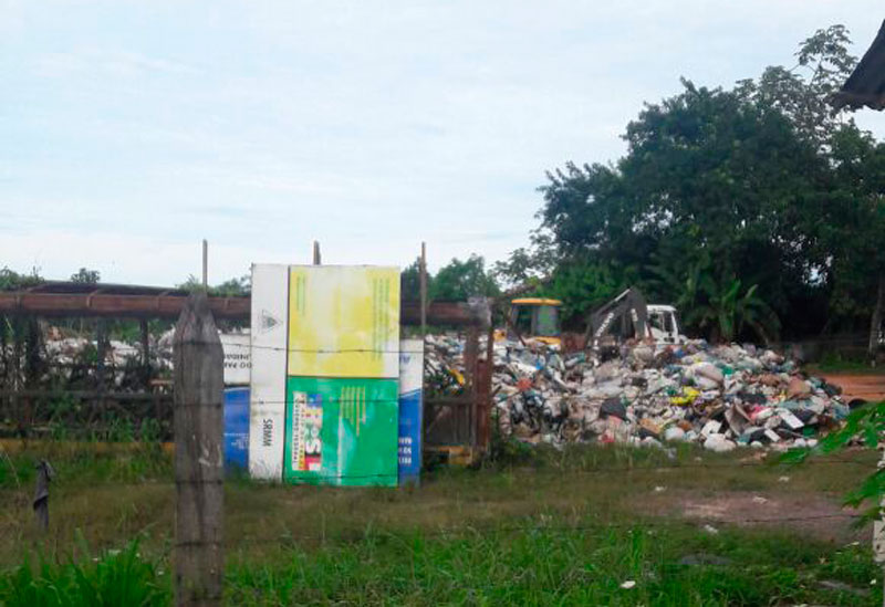 Lixão clandestino é embargado pelo Ipaam em Rio Preto da Eva