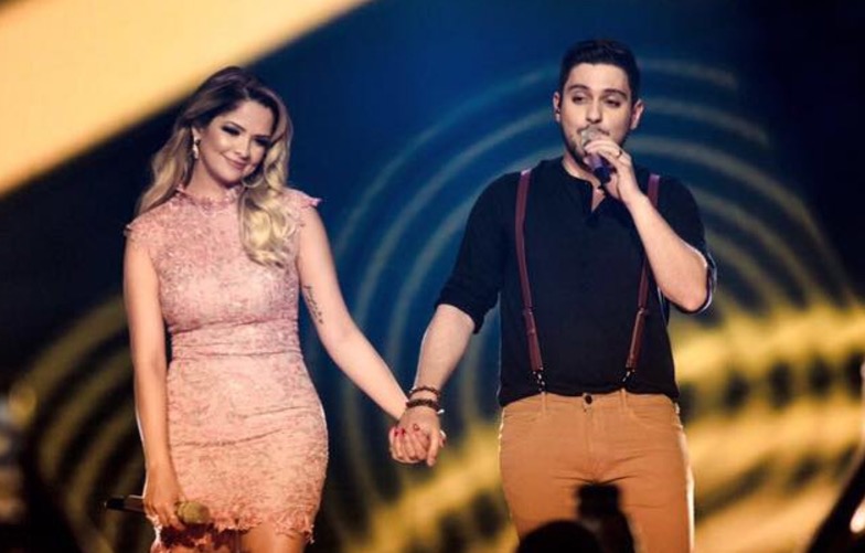   Maria Cecília e Rodolfo mostram rostinho de filho pela primeira vez