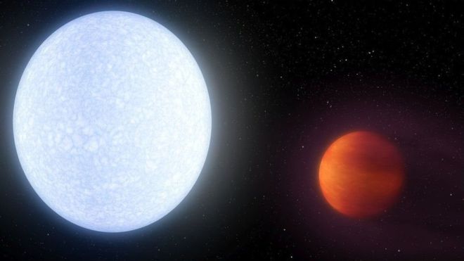 Astrônomos descobrem planeta quase tão quente quanto o Sol
