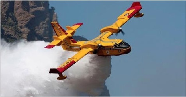 Avião de combate a incêndios cai em Portugal