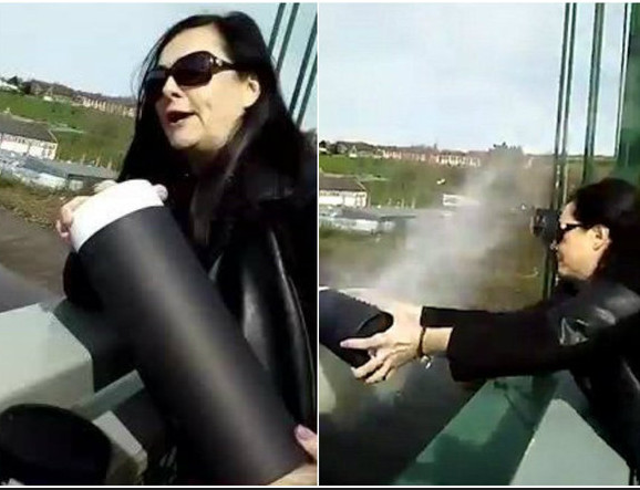 Mulher joga cinzas da mãe de cima da ponte, mas algo dá errado