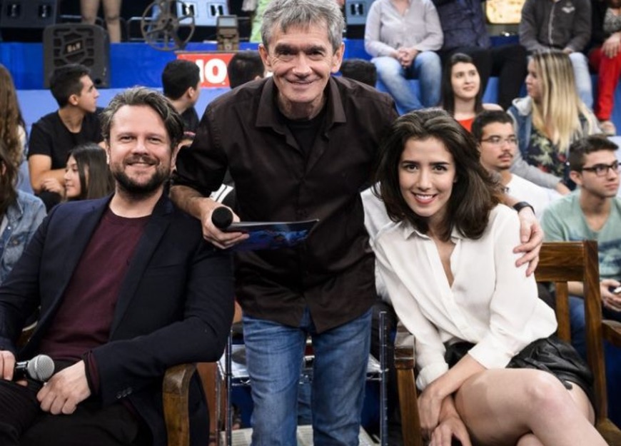 Selton Mello se declara ao vivo para Marjorie Estiano e conta sonho erótico 