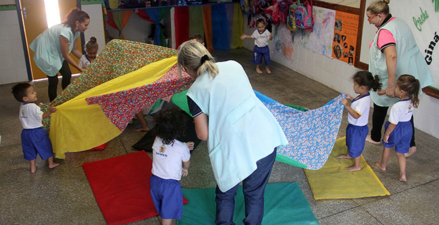 Projeto ‘Ginástica do Bebê’ estimula desenvolvimento de alunos de Creches em Manaus 