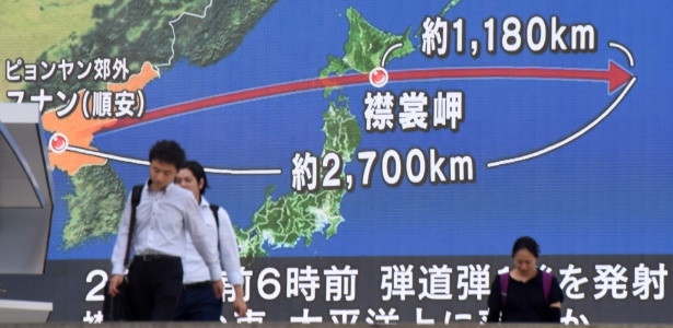 Último míssil lançado pela Coreia do Norte era de médio alcance