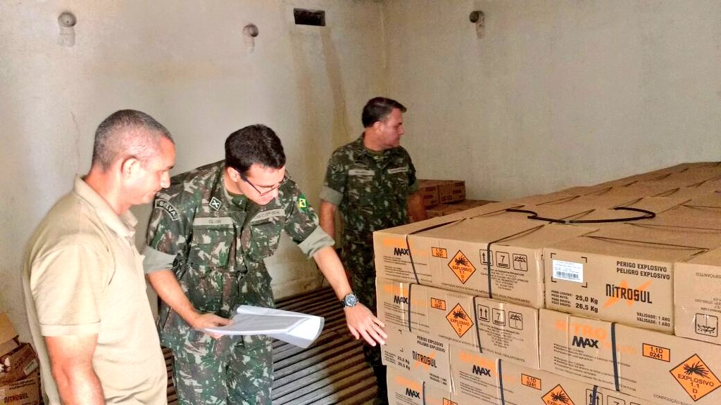 Operação apreende 1,9 tonelada de explosivos na Amazônia