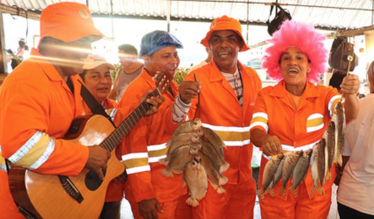 Garis da Alegria realizam ação na Feira da Panair em Manaus 
