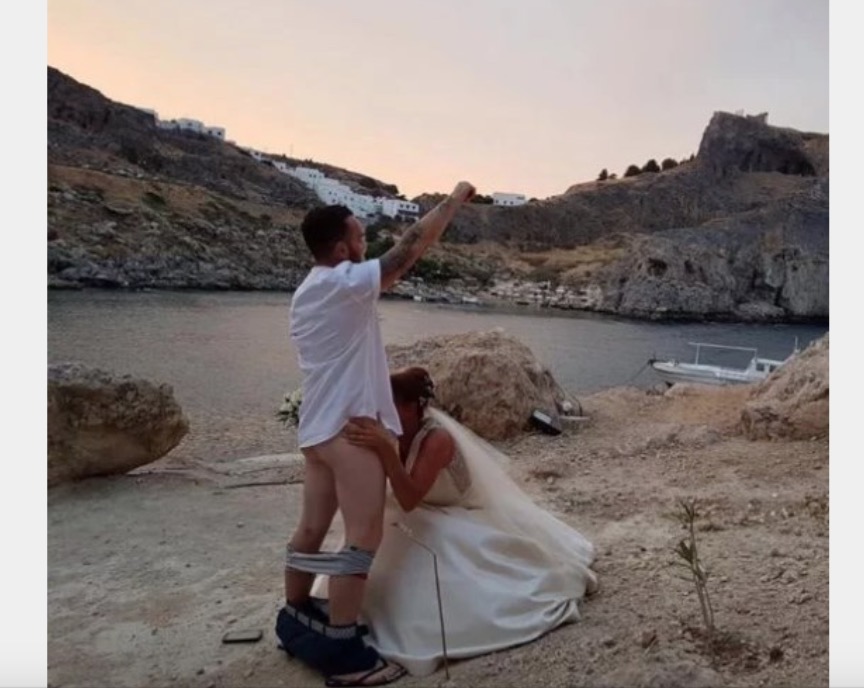 Noiva é fotografada fazendo sexo oral e bispo cancela casamentos 