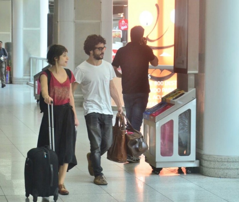 Caio Blat e Luisa Arraes são flagrados juntos em meio a rumores de namoro