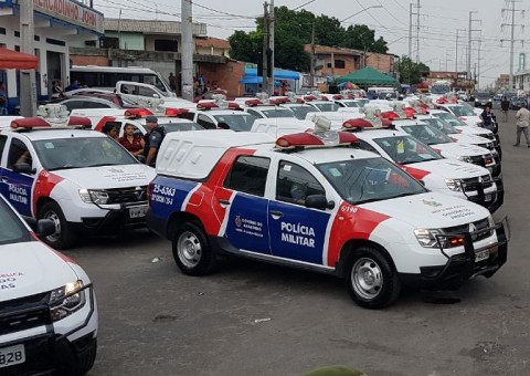 Governo entrega 51 novas viaturas para reforçar segurança em Manaus