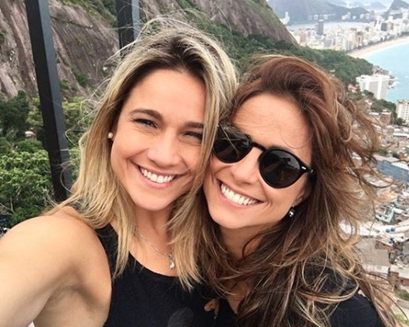 Namorada de Fernanda Gentil se declara para apresentadora em aniversário