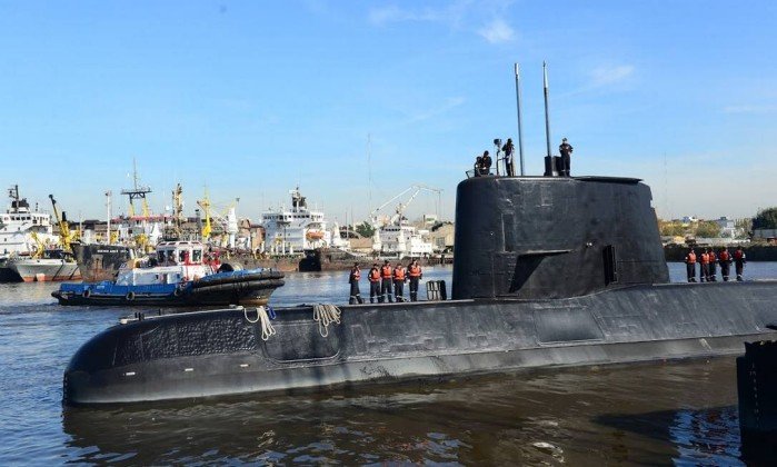 TV revela última mensagem do submarino desaparecido San Juan 