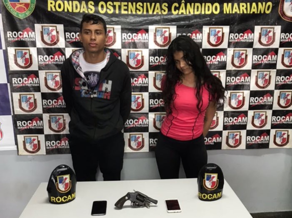 Em Manaus, casal de novinhos é preso suspeito de planejar assalto a loja Salmo 91 
