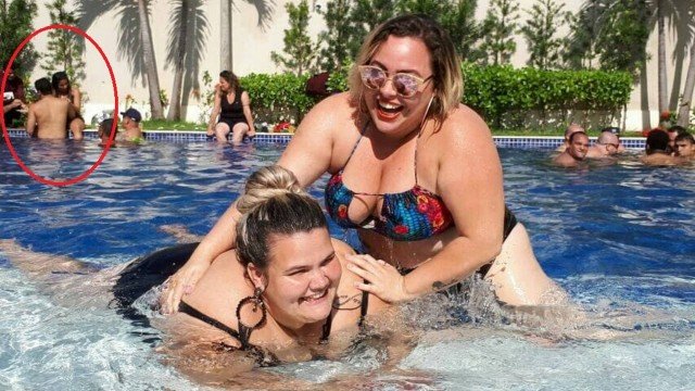 Anitta e marido aparecem em clima de romance em piscina
