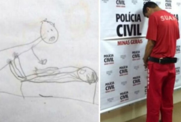 Pais descobrem abuso sexual sofrido pela filha de 5 anos através de seus desenhos
