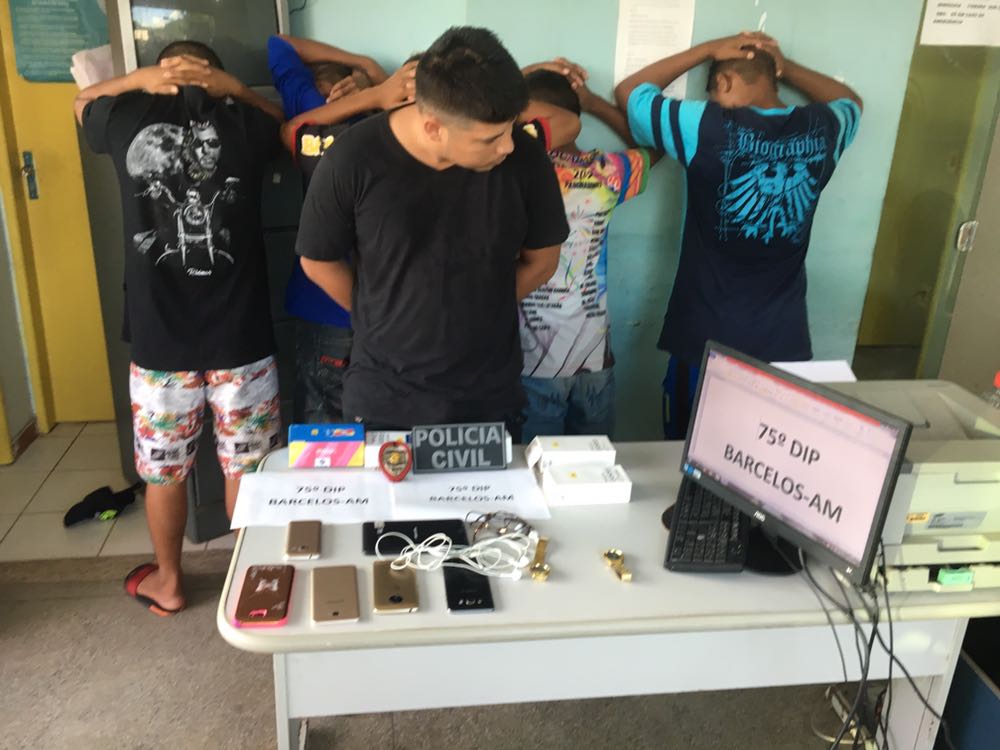 Colombiano é preso e cinco adolescentes são apreendidos por furto no Amazonas