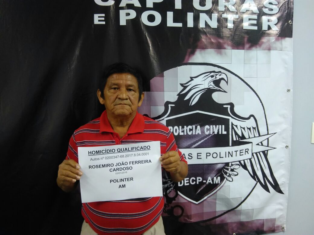 Idoso procurado por homicídio tenta se passar por outra pessoa mas acaba preso em Manaus