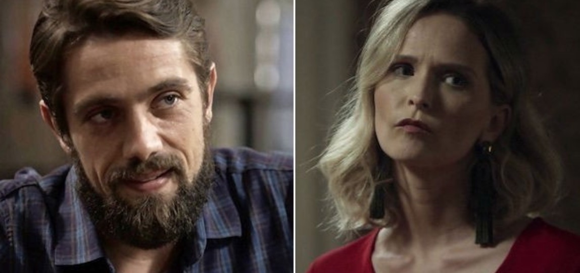 O Outro Lado do Paraíso:  Desmascarado, Renato seduz Fabiana para destruir Clara