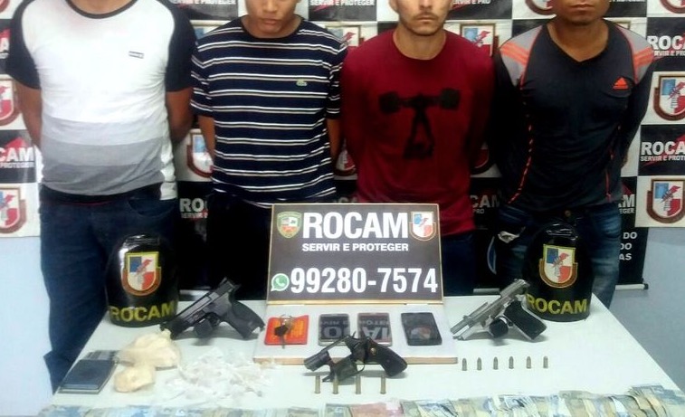 Grupo é preso minutos antes de cometer assalto em Centro de Convivência em Manaus