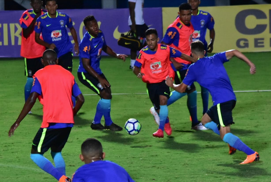 De olho no amistoso, Seleção Brasileira Sub-20 treina novamente neste domingo