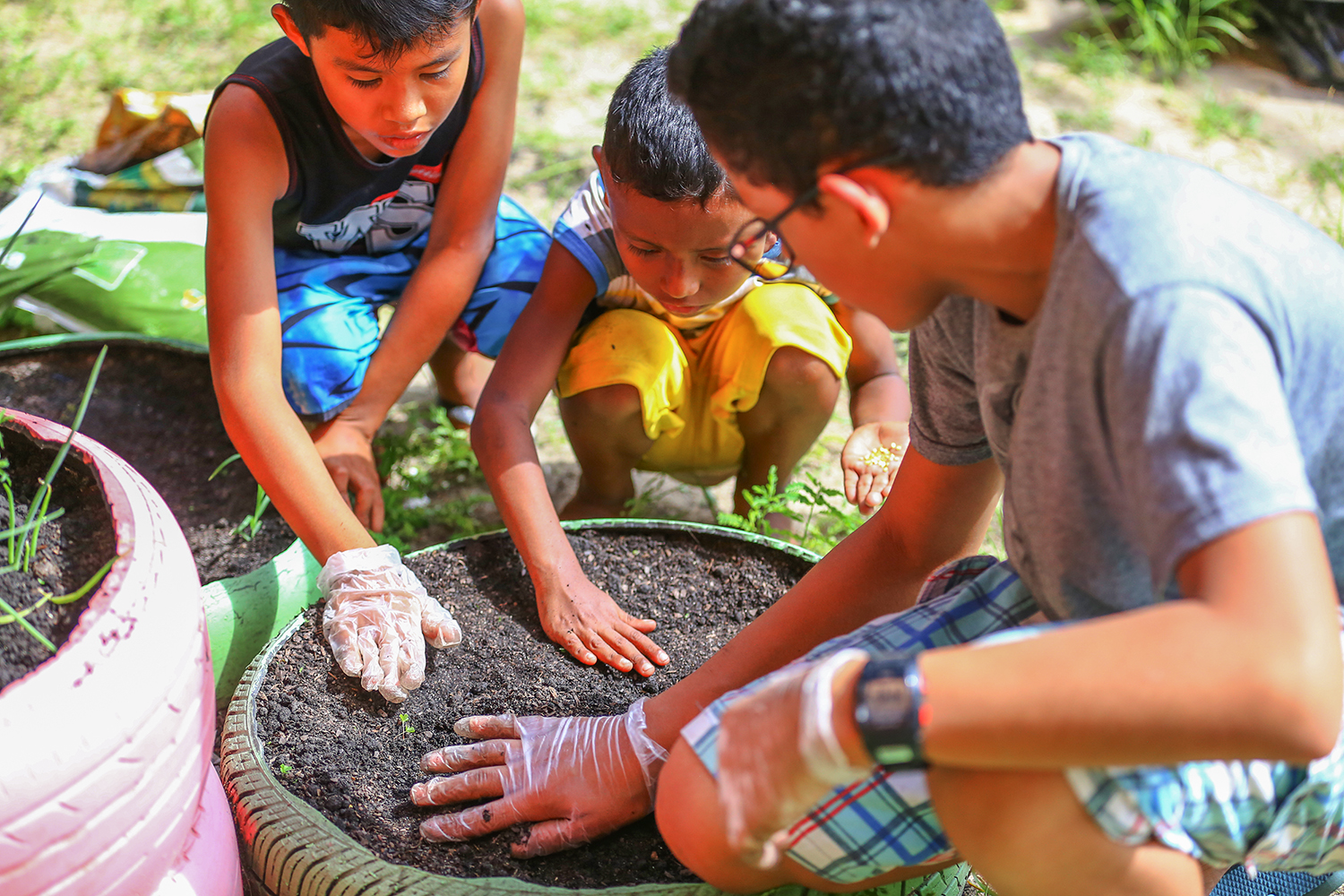 Crianças do Prosamim participam de programação de educação ambiental no Amazonas