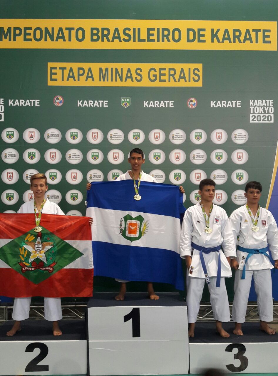 Atleta amazonense conquista título de Campeão Brasileiro de Karatê