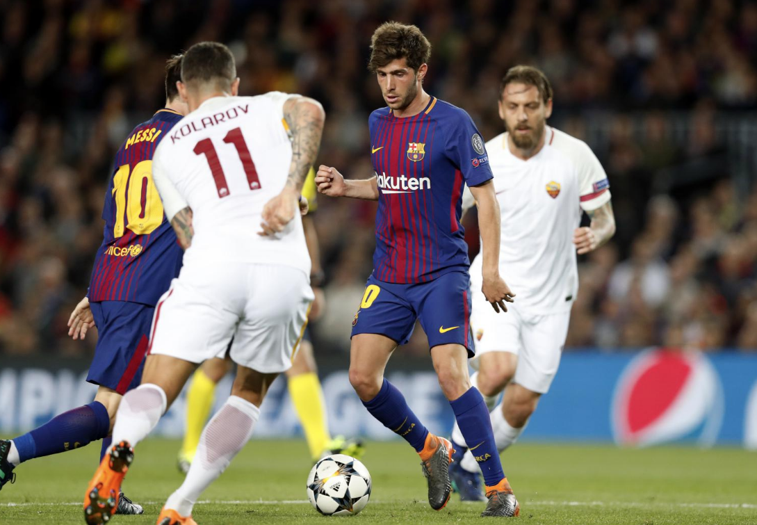 Com dois gols contra da Roma, o Barça nem precisou de um show de Messi