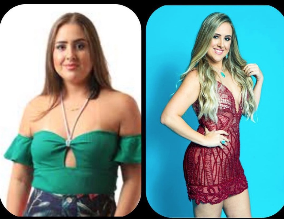 Ex-BBB Patrícia emagrece 8 kg e mostra resultado; compare