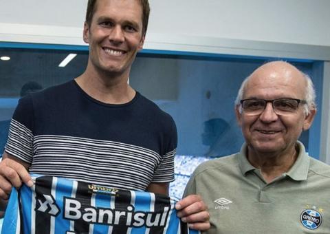 Astro de futebol americano, Tom Brady assiste clássico Gre-Nal e internautas piram