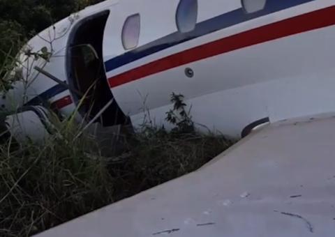 Avião com DJ Alok tem problema na decolagem e sai da pista em MG; Veja vídeos