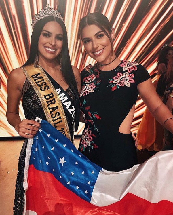Vivian Amorim vibra com vitória e exalta Miss Brasil amazonense: 'Deusa! eu tô em choque'