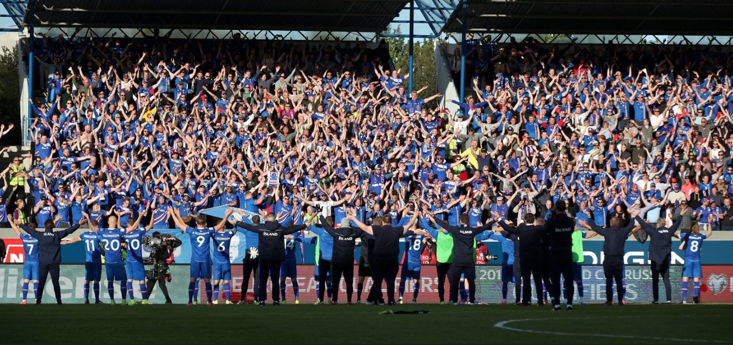 Com ajuda de brasileiros, Islândia terá a sua maior torcida da história contra hermanos
