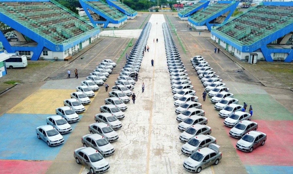 Governo entrega mais de 140 novas viaturas às polícias Militar e Civil no Amazonas