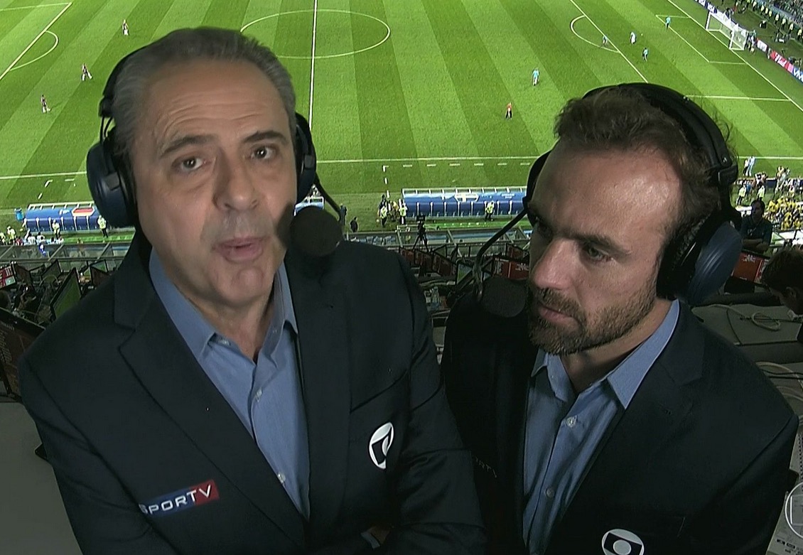 Comentarista da Globo, Roger é detonado na web após torcer descaradamente para Alemanha