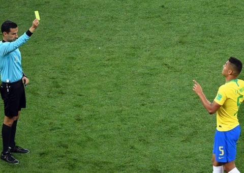 Cartão amarelo pode definir liderança de Brasil no seu grupo
