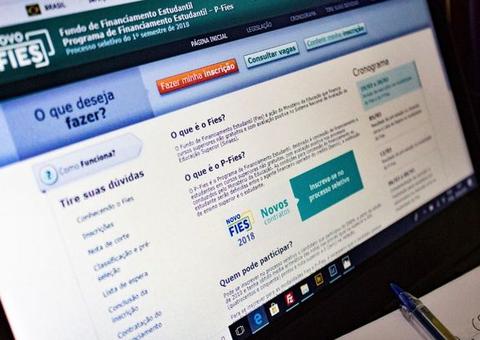 Inscrições para vagas remanescentes do Fies encerram nessa terça-feira 