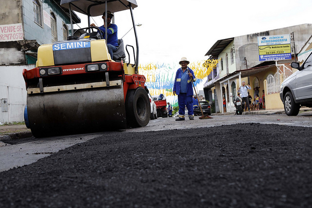 Mais de 1,4 mil ruas de Manaus já receberam serviços de tapa-buraco 