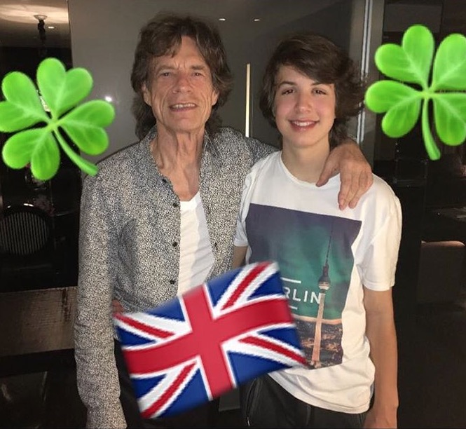 Filho de Mick Jagger ‘cala a boca’ de Galvão Bueno e mita na internet
