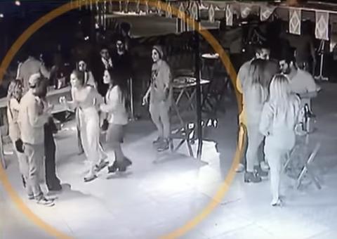 Vídeo mostra Jeniffer Oliveira brigando com mulher antes de suposta agressão de Douglas Sampaio