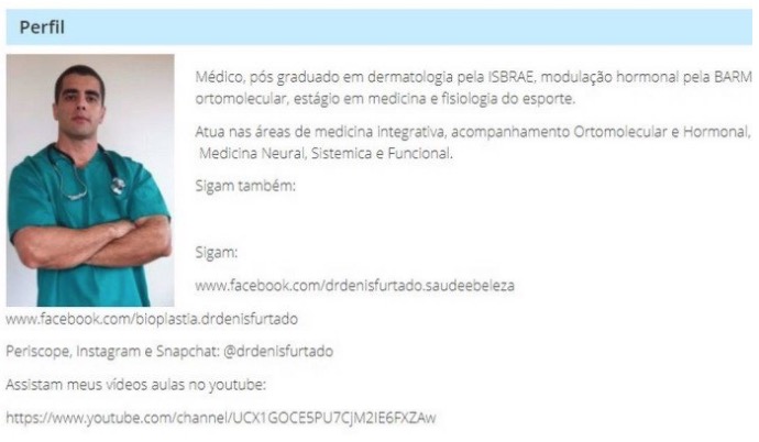 Cursos de pós-graduação que Doutor Bumbum fez não são reconhecidos pelo MEC