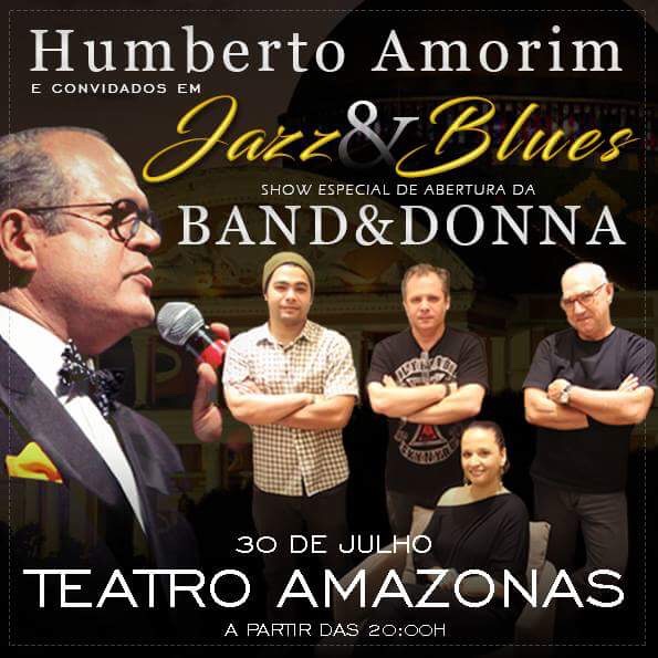 Band&Donna abre noite com muito Jazz e Blues no Teatro Amazonas
