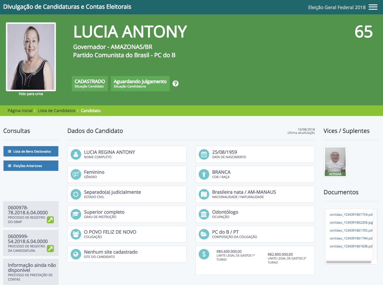 Entenda a confusão em torno da candidatura de Lucia Antony ao governo do Amazonas