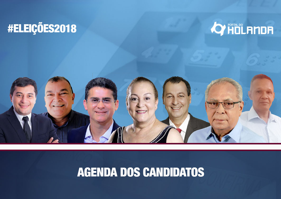 Confira a agenda dos candidatos ao governo para esta quinta-feira(23)