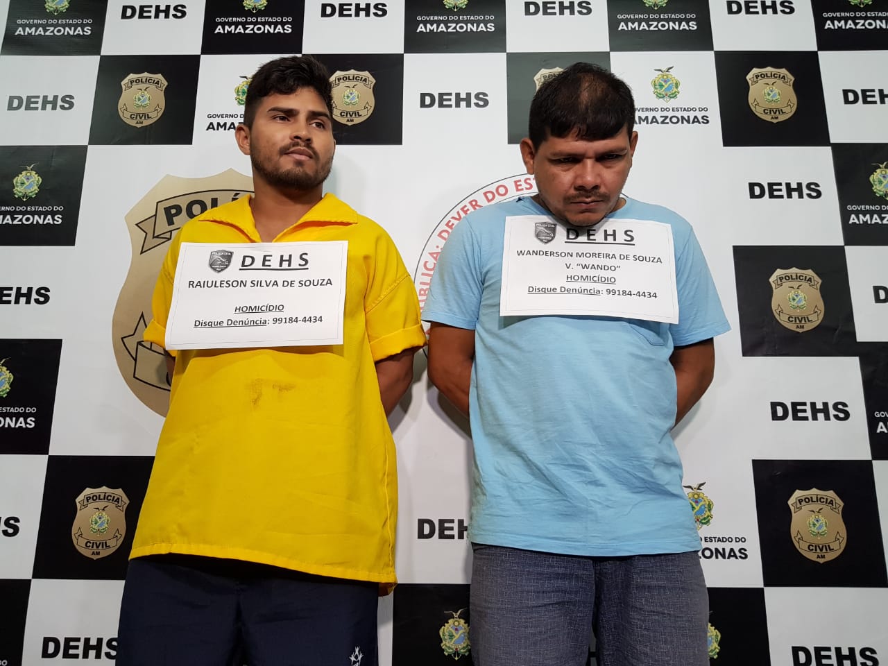 Camelô e sobrinho são presos suspeitos de torturar e matar homem em Manaus