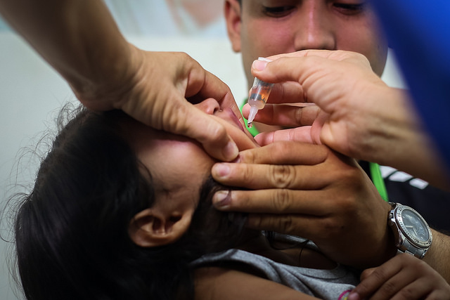 Vacinação contra paralisia infantil é intensificada em 63 unidades de saúde neste sábado