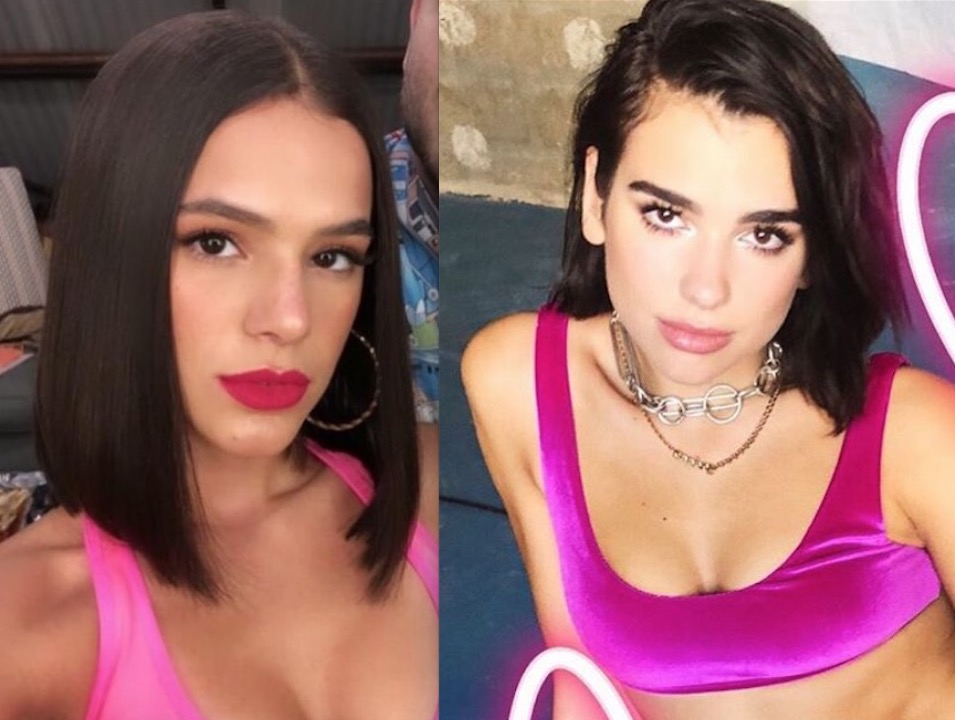 Bruna Marquezine se irrita após ser acusada de imitar Dua Lipa
