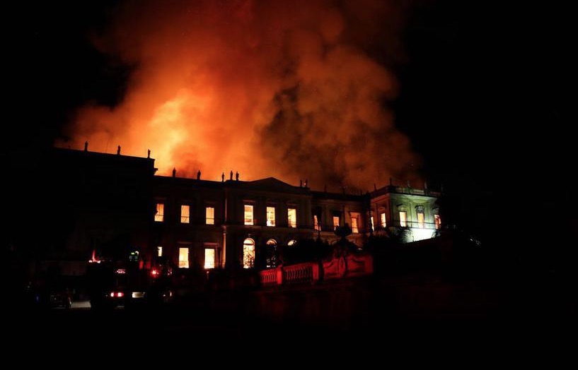  Vice-diretora do Museu Nacional diz que cerca de 90% do acervo foi destruído